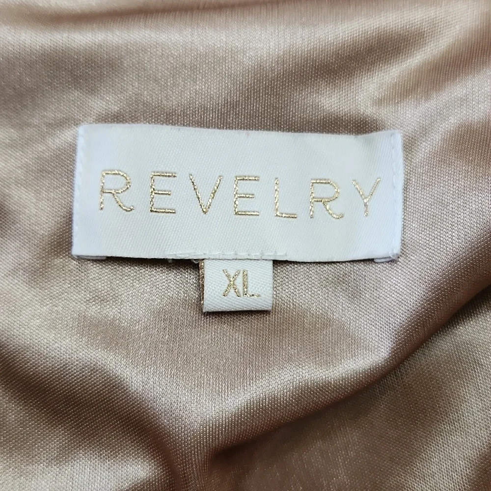 Revelry Convertible Dusty Rose Dress  Bridesmaid Wedding Formal Dress XL - Picture 6 of 11